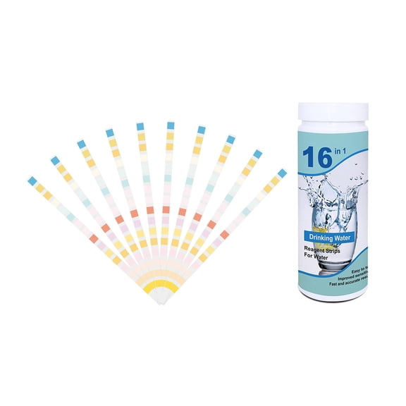 Fzaqwen Pool SPA Test Strips, 50 Count Quick and Accurate Total Alkalinity Free Chlorine