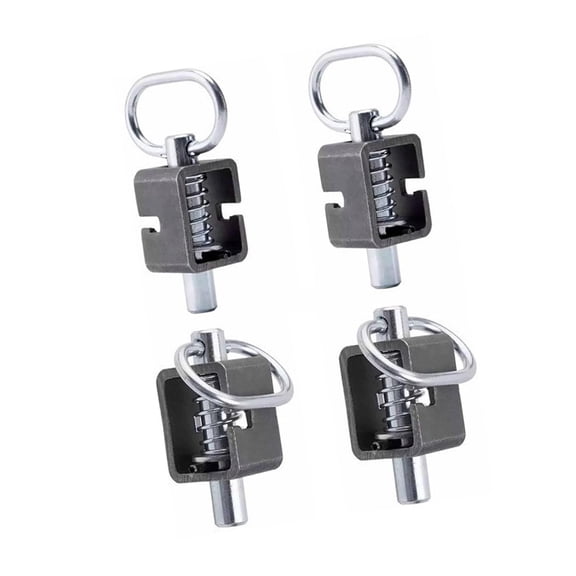 Fzaqwen Professional 5/8" Spring Latch Assembly with Smooth Tube, Steel, Convince, 4 pieces