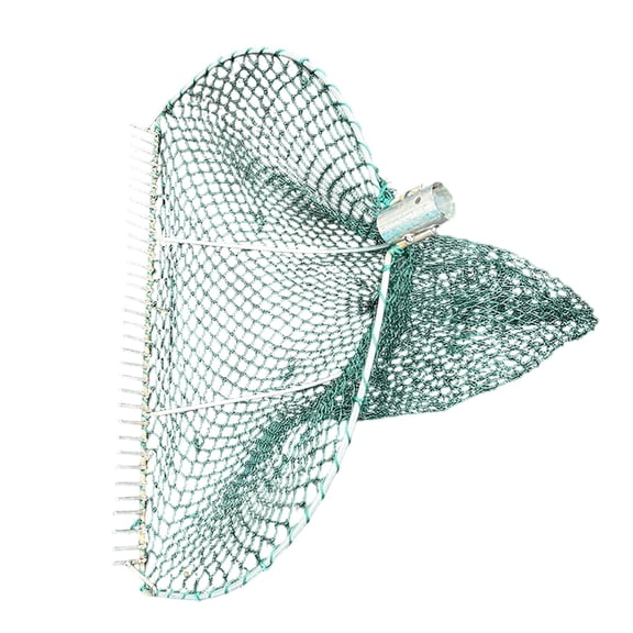 Fzaqwen Rake with Mesh Net Beach Tool for Beachcombing Outdoor Fishing Autumn Winter 60cm Wide