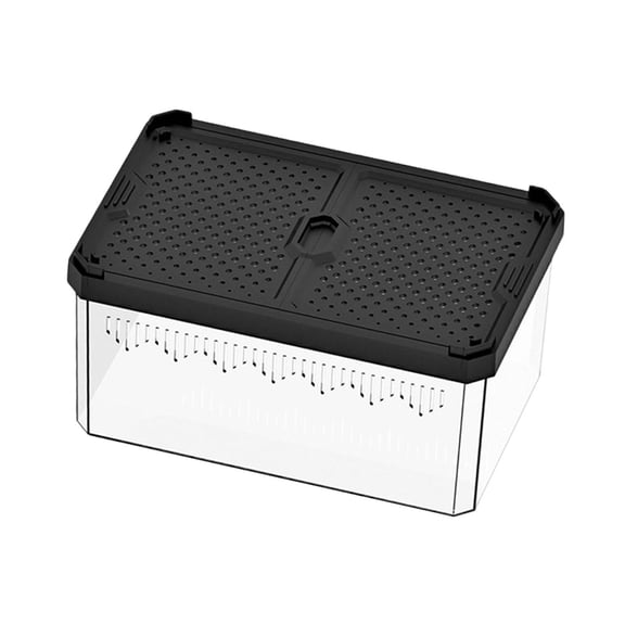 Fzaqwen Reptile Enclosure Terrarium Hatching Case Carrier Easy Cleaning Breeding Box for S