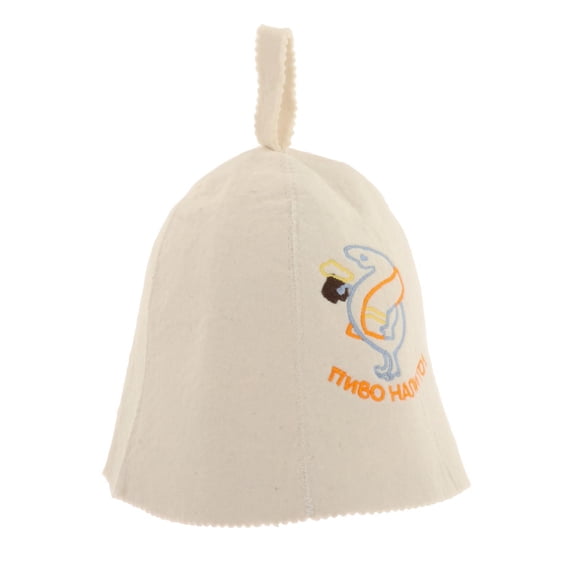 Fzaqwen Sauna Banya Wool Felt Hat Hats Natural Russian Bath Spa Head Protection A StyleB 1