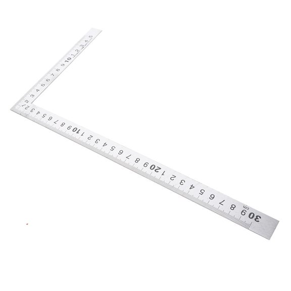 Fzaqwen Stainless Steel Square Ruler for Engineer / Carpenter / Dressmaking