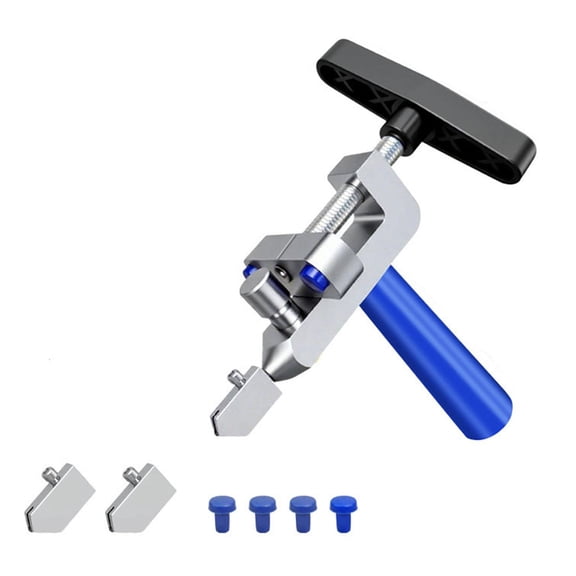 Fzaqwen Tile Opener 2 in 1 Glass Cutting Tool Kit Manual Tile Cutter Glass Breaker with Diamond Alloy Material Suitable for DIY Projects Home Renovation Profe