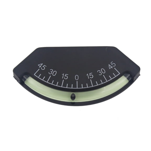 Fzaqwen Tilt Gauge Inclinometer Level Meter ABS Plastic Lightweight Build for Car Dashboards and Boat Cabins