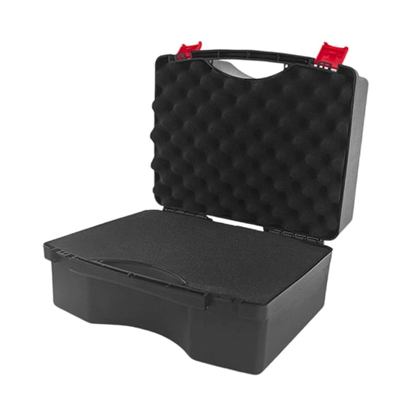 Fzaqwen Tools Box with Foam Insert Organizer Protection Multifunctional Storage Box Hard Case for Instrument Cameras Electronic Tools 31.5x26x18cm