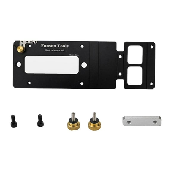 Fzaqwen Track Saw Square Guide Rail 90 Degree Angle Stop Guide Rail Compact Circular Saw