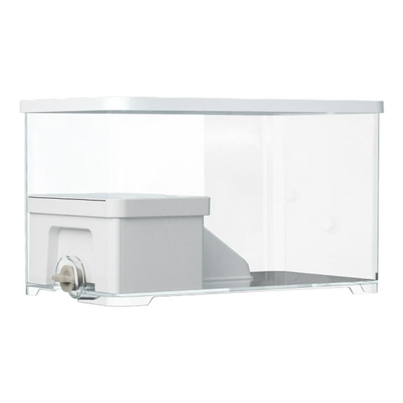 Fzaqwen Turtle Tank Aquarium Tortoises Case Sturdy Basking Ramp Amphibians with Platform Without Filter