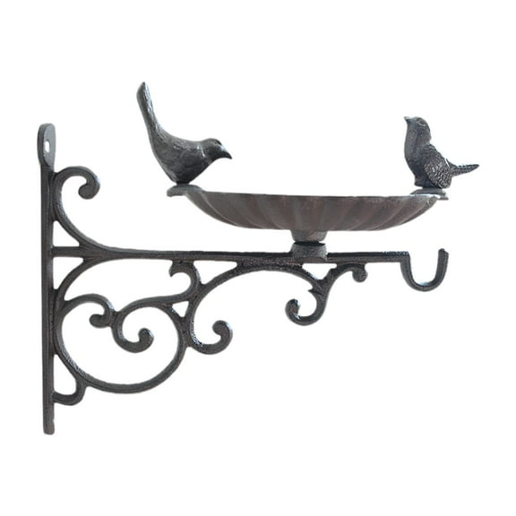 Fzaqwen Wall Mounted Bird Bath Heavy Duty s Feeder for Planters Back Outdoor