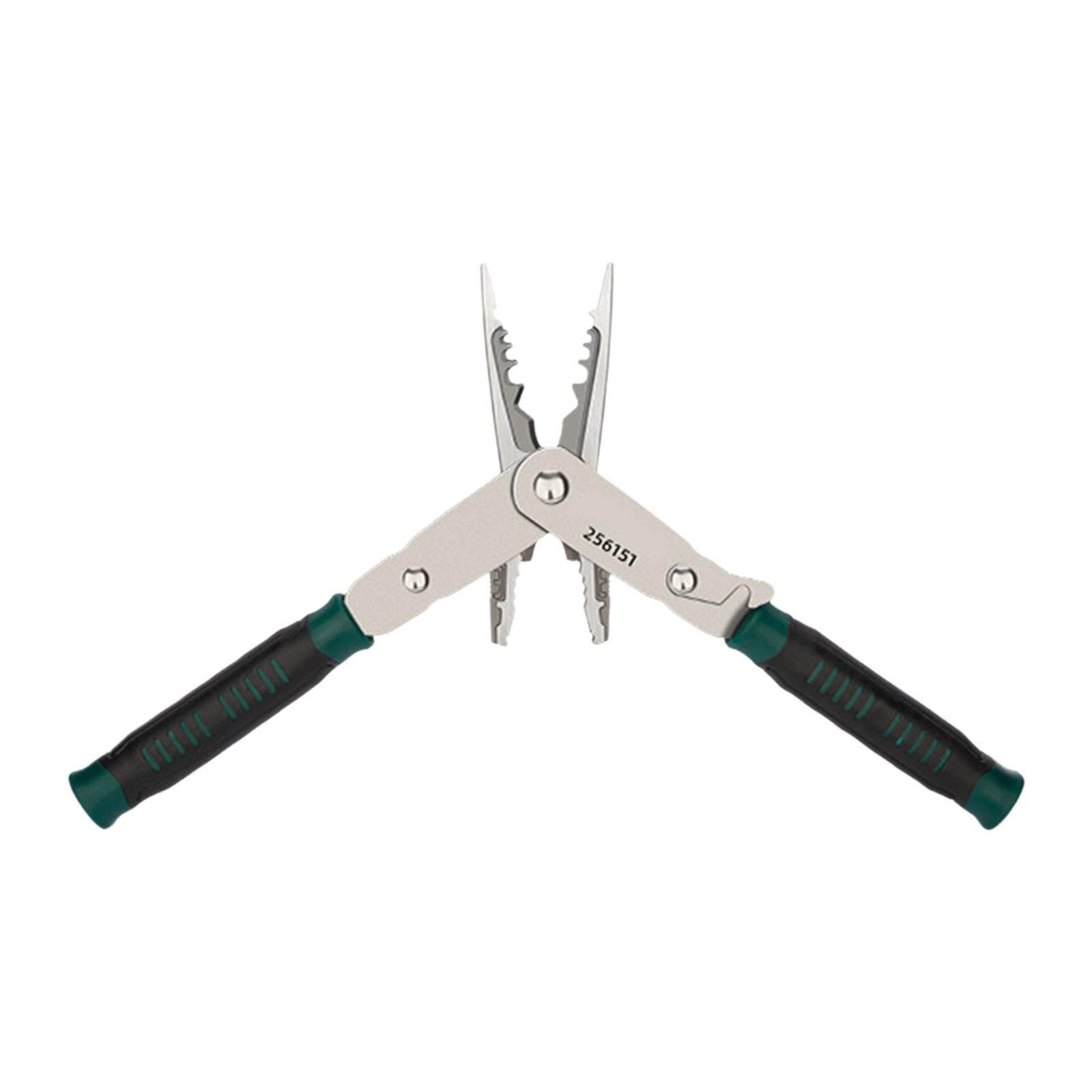Fzaqwen Wire Stripper, Multifunctional, Professional, Double-headed, Malleable, Wire Cutter, Electrician's Pliers, Carbon Steel, 8 Inches