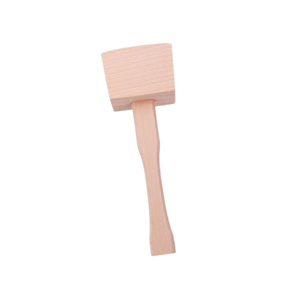Fzaqwen Wood Mallet Leather Crafting Tool for Leather Work Wood Carving DIY Projects Square
