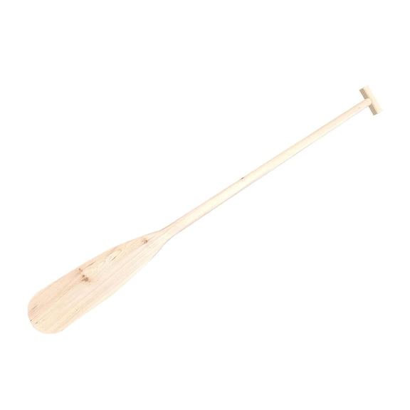 Fzaqwen Wooden Canoe Paddle,Handheld,Wood Oar Unfinished,Handheld Lightweight Craft Hand 50cm