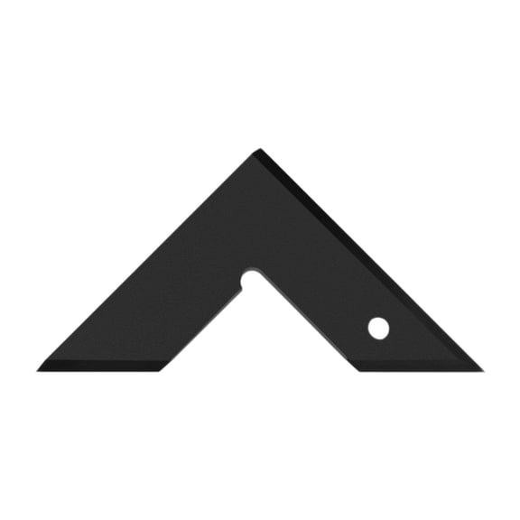 Fzaqwen Woodworking 45 degree 90 degree Angle Measuring Tool Accurate Scribing Carpentry Ruler Black