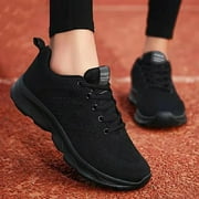 MIAMEWOM FZM Sneakers For Women Running Shoes Mesh Soles Outdoor Women Slip On Comfortable Sports Shoes Casual Women's Shoes Black 8