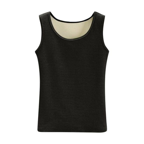 Fznquz Basic Sleeveless Tops Women Plain Black Shirt Summer Solid Casual Womens Clothing