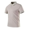thumbnail image 1 of Fznquz Button Up Tshirts for Men Short Sleeve Yellow Summer Polo Plain Shirts XXXXXXXL, 1 of 2