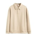 thumbnail image 1 of Fznquz Casual Big and Tall Mens Polo Shirts Collar Yellow Long Sleeve Shirts Winter 2025 Mens Clothes, 1 of 5