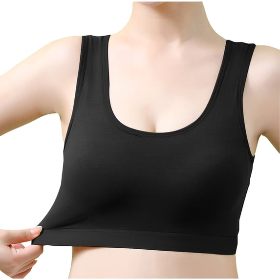 Fznquz Cotton Women Sports Bras Seamless Gym Breathable Bra