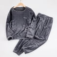 thumbnail image 1 of Fznquz Cute Pajama Sets for Women Winter Fleece Pj Warm 2 Piece Long Sleeve Plus Size Pjs, 1 of 6