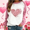 thumbnail image 1 of Fznquz Plus Size Valentines Sweatshirts Women Love Sweatshirt Pink 2026 Casual Fashion Women Fashion XXL, 1 of 5
