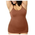 thumbnail image 1 of Fznquz Womens Tank Tops Loose Fit Spaghetti Strap Plus Size Slip Brown Fashion Cami Trendy Casual Womens Tank Tops Maxi, 1 of 6