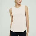 thumbnail image 1 of Fznquz Tank Tops for Women Casual Summer Sleeveless Soft Loose Beige Athletic Summer Trendy Womens Tank Tops Under 5.00, 1 of 8