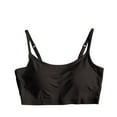 thumbnail image 1 of Fznquz Wirefree Plus Size Sports Bras for Women Spaghetti Straps Crop Workout Bras, 1 of 4