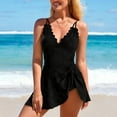 thumbnail image 1 of Fznquz Womens Swimsuits One Piece Tummy Control Swim Dress Built In Bras Skirt Modest Swimsuits, 1 of 6