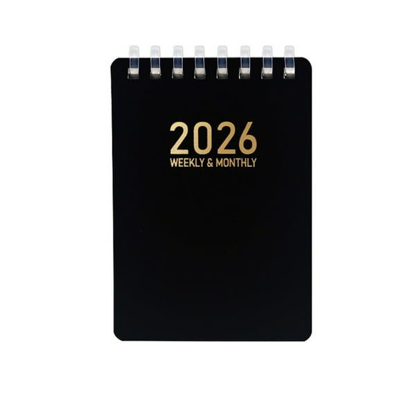 Fzsteel A7 Mini Notebook Organizer Planner Daily Schedule Journal with Durable Paper, Multifunctional Portable Travel Diary for Office School Home Use