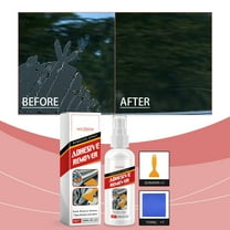 Fzsteel Adhesive Remover Spray 120ml - Powerful Adhesive Dissolver for Car Glass, Paint & Metal, Water-Based Formula with Plastic Scraper, Safe Multi-Surface Sticker Remover