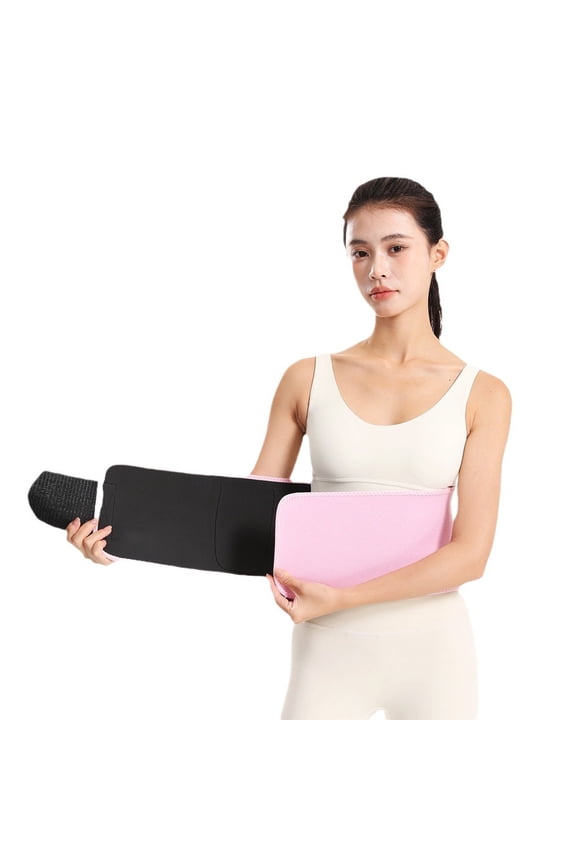Adjustable Neoprene Fitness Belt For Weightlifting Running Training, High Elastic Waist Support Breathable Waistband With Mesh Design, 105x17.5cm/130g