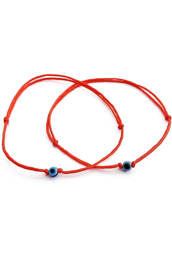 Adjustable Turkish Evil Eye Protection Bracelet for Good Luck and Positive Energy Unisex Bead Jewelry with Custom Fit