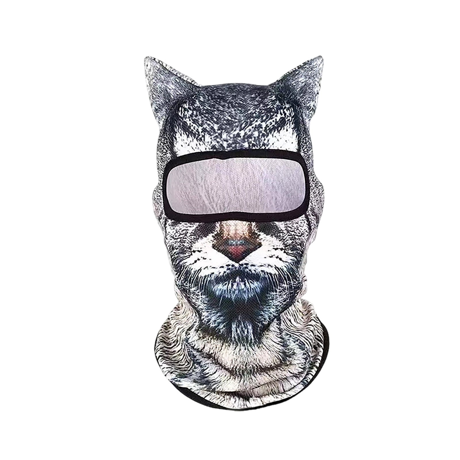 Fzsteel Animal Face Mask Head Cover, 5.91x3.94x0.79 Inch Funny Costume ...