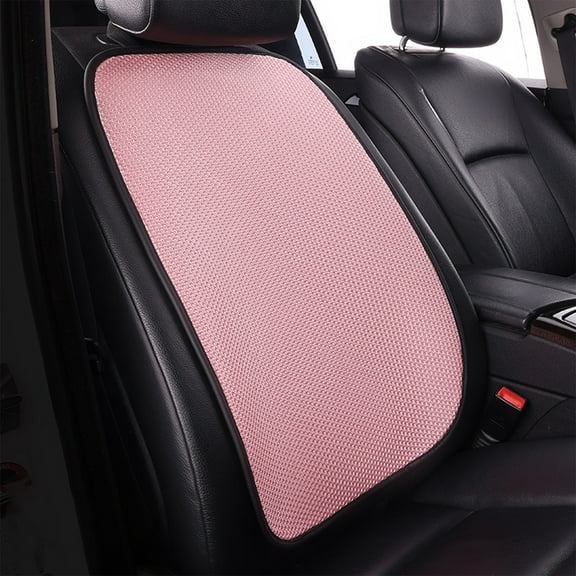 Fzsteel Car Back Cushion Ventilated 3D Ergonomic Design With Breathable Mesh For Summer Comfort & All-Season Use Universal Fit Pressure Relief Car Seat Cushion