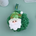 thumbnail image 1 of Fzsteel Christmas Themed Bath Bombs with Hanging String - Soft Plastic 14cm/5.51in Festive Holiday Decor, Santa Snowman Elks Designs, 1 of 6