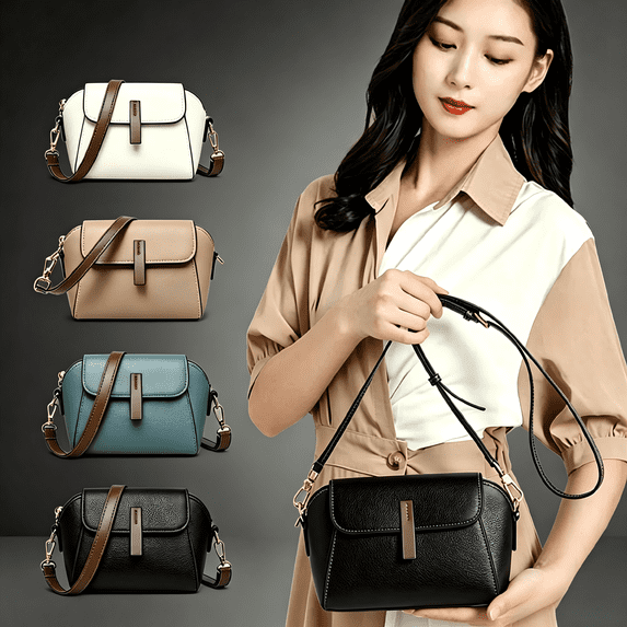 Fzsteel Clearance Fashionable Versatile Crossbody Bag 1 Pcs Women's Shell Shoulder Bag with Adjustable Strap for Daily Commute Shopping Travel Casual Outdoor Use Lightweight Small Purse