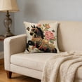 thumbnail image 1 of Fzsteel Decorative Year of the Horses Printed Pillow Cover - Soft Polyester Fabric for Home Decor, Perfect for Living Room or Bedroom, Adds Elegant Touch, 1 of 6