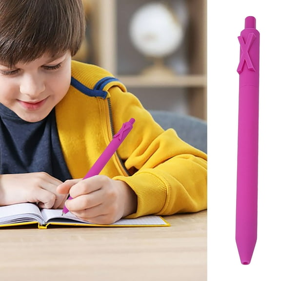 Fzsteel Exam-Approved 0.5mm Carbon Steel Ball Pen With Large Capacity, Quick-Dry Ink & Silent Spring For Students, Office Use (14.2cm, 15g)