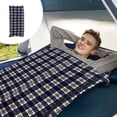 thumbnail image 1 of Fzsteel Extra Large Camping Sleeping Bag for Adults, Soft Polyester for Comfort, Lightweight and Compact with Carry Bag, Ideal for Warm Weather Outdoor Use, 1 of 6