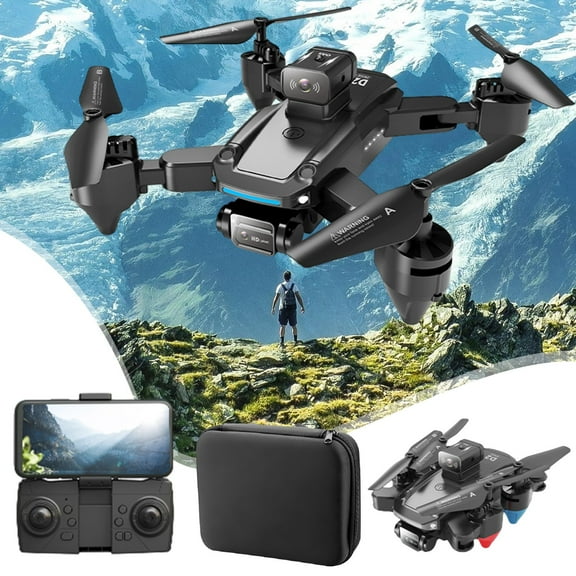 Fzsteel Foldable 4K Camera Drone With 4-Way Obstacle Avoidance, 15 Mins Flight Time & Adjustable Lens for Stable Aerial Photography
