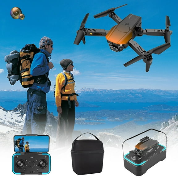 Fzsteel Foldable Drone With 1080P HD Camera, 3-Way Obstacle Avoidance, Altitude Hold & VR Experience for Aerial Photography