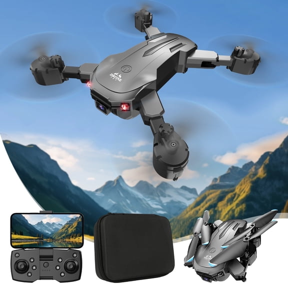 Fzsteel Foldable FPV Drone With 1080P HD Camera, WiFi Real-Time Transmission, Altitude Hold Mode & Portable Carrying Case for Aerial Photography