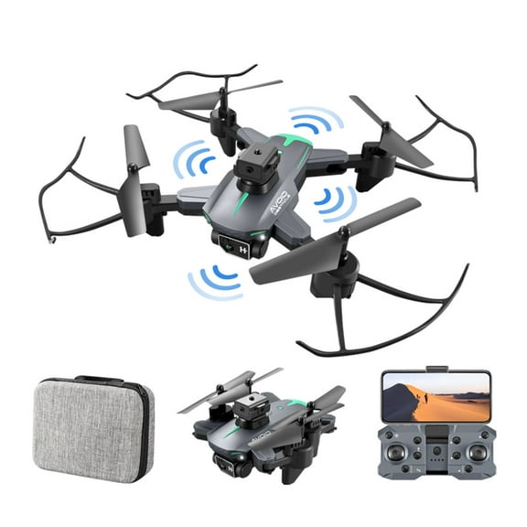 Fzsteel Foldable RC Drone with 4K Dual Camera & Obstacle Avoidance, 15min Flight Time, Altitude Hold, WiFi FPV, 100m Control for Outdoor Photography
