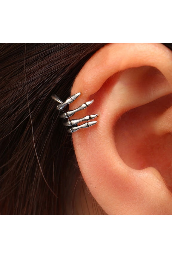 Gothic Claw Skull Earrings for Women Vintage Style Fashion Jewelry for Party Wedding and Gift Occasions