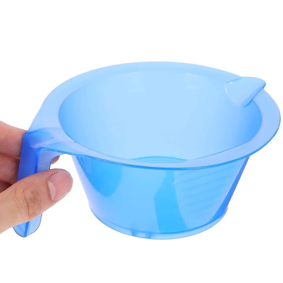 Fzsteel Hair Dye Mixing Bowl with Leak-Proof Design & High-Temperature Resistant ABS Plastic, 800ml Capacity for Home Hair Coloring - Easy Grip Handle & Sloped Edge