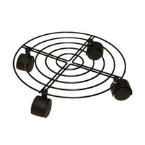 Fzsteel Heavy Duty Plant Stand With 4 Lockable Rollers, 30/36cm Sturdy Metal Base For Large Planters & Appliances, 330lbs Capacity, Indoor/Outdoor Use