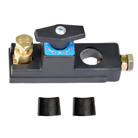 Fzsteel High-Current Brass Manual/Auto Battery Disconnect Switch for Cars & Trucks - 250A Rated, Waterproof Hardware (12V/24V)