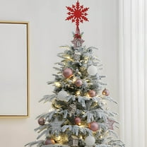Fzsteel Hollow 3D Star Christmas Tree Topper with Secure Clip, Durable Iron Material for Festive Holiday Decoration