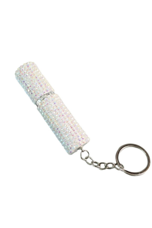 Leak-Proof Perfume Spray Bottle with Keychain – Compact and Portable for On-The-Go Use, Refillable, Durable Plastic Material