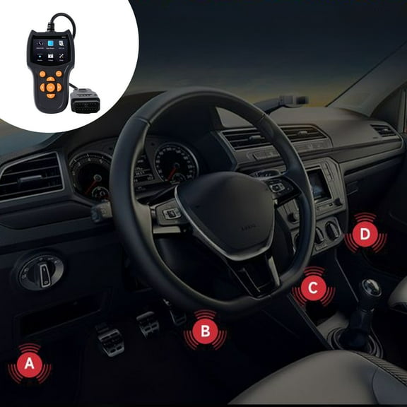 Fzsteel OBD2 Car Diagnostic Scanner with Real-Time Data Stream Analysis, Engine Fault Code Reader & Wide Vehicle Compatibility for Efficient Automotive Troubleshooting