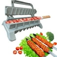 thumbnail image 1 of Fzsteel Portable Folding Barbecue Skewer Mold Tool For Outdoor Grilling Kebabs With Durable Construction, 1 of 8